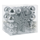 PerfectLED Kerstballen | 54 stuks (Piek, Slinger, Zilver) ACS108010 K151000829