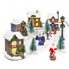 Kerstdorp accessoires (Led, 14 stuks)