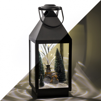 PerfectLED Kerstlantaarn met sneeuwpoppen | 48 cm (Led, Batterijen) AX5306550 K151000298 - 1