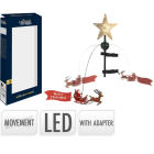 PerfectLED Piek kerstboom (Led, Ster, Bewegende kerstman, Goud) ABG101120 K150302986 - 2