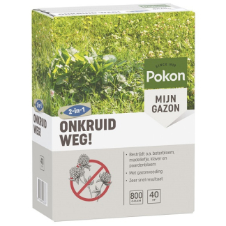 Pokon Onkruid Weg | Gazon | 40 m² (Korrels, 800 gram) 7601774101 C170115034 - 