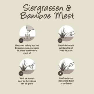 Pokon siergrassen & bamboe mest | 1 kg 7202010016 C170112311 - 4