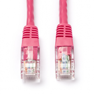 ProCable Netwerkkabel | Cat5e U/UTP | 20 meter (Roze) 95229 K8091.20 K010604137 - 
