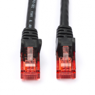 ProCable Netwerkkabel | Cat6 U/UTP | 0.25 meter (Zwart) 95255 K8100SW.0.25 K010605212 - 