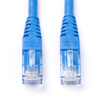 ProCable Netwerkkabel | Cat6 U/UTP | 0.3 meter (100% koper, Blauw) 21151514 K010604794 - 