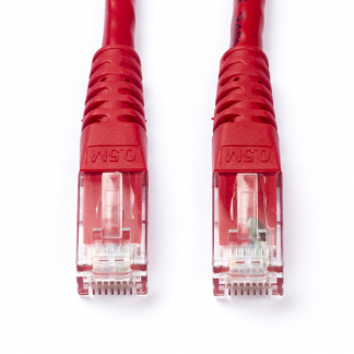 ProCable Netwerkkabel | Cat6 U/UTP | 0.3 meter (100% koper, Rood) 21151511 K010604761 - 