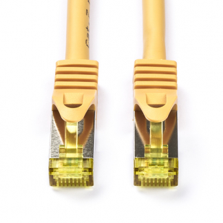 ProCable Netwerkkabel | Cat7 S/FTP | 0.25 meter (100% koper, LSZH, Geel) 91566 EC020200177 MK7001.0.25Y K010614112 - 
