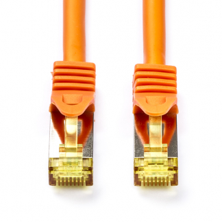 ProCable Netwerkkabel | Cat7 S/FTP | 0.5 meter (100% koper, LSZH, Oranje) 91579 EC020200220 MK7001.0.5O K010614126 - 