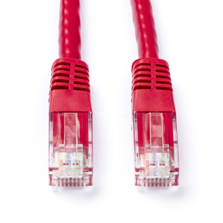 Onafhankelijk stroomkring mei Netwerkkabel - Cat6 U/UTP - 30 meter (Rood) ProCable Kabelshop.nl