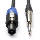 Speakon naar jack 6.35 mm kabel | Procab | 10 meter (2-pin)
