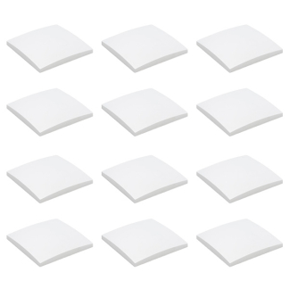 Afdekplaat plafond | Q-link | 12 stuks (Vierkant, Wit)