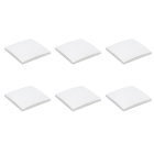 Q-link Afdekplaat plafond | Q-link | 6 stuks (Vierkant, Wit)  V180106970 - 1