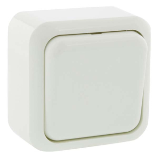 Q-link Schakelaar | Q-link (Opbouw, Wissel, Wit) 00.947.13 K180106686 - 3