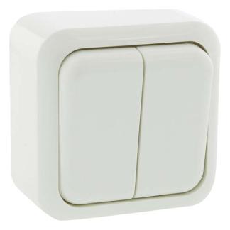 Q-link Serieschakelaar | Q-link (Opbouw, Wit) 00.947.15 K180106687 - 3