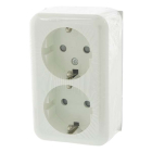 Q-link Stopcontact | Q-link (Opbouw, Randaarde, Wit) 00.947.07 K180106689 - 4