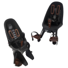 Qibbel Fietsstoeltjes | Qibbel | Air (Voor- en achterzitje, Zwart/bruin)  K170404691 - 1