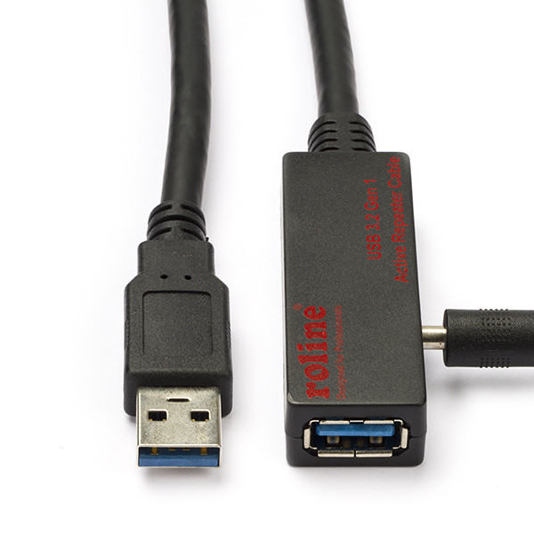 Industrieel referentie partner Actieve USB verlengkabel | 15 meter | USB 3.2 Gen 1