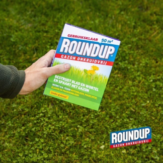 Roundup Onkruidverdelger gazon | Roundup | 50 m² (Natuurlijk, Gebruiksklaar, Meststof, 1 kg) 7202110067 K170115640 - 