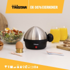 Tristar Eierkoker | Tristar | 7 eieren (350W, RVS) EK-3076 K170109031 - 8