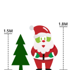 Twinkly kerstboom | 1.5 meter (250 LEDs, Wifi, Timer, Goud, Binnen) TWT250GOP-BEU K151000355 - 4