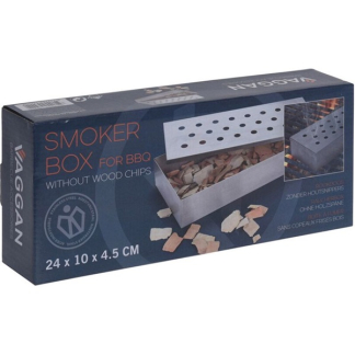 Vaggan BBQ rookbox | Vaggan | 24 x 10 x 4.5 cm (23 gaatjes) C80901080 K170104943 - 