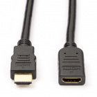 HDMI verlengkabel | Value | 1 meter (4K@30Hz, Verguld)