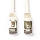 Netwerkkabel | Cat6 S/FTP | 1 meter (100% koper, LSZH, Wit)