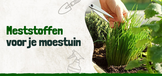 Speciale meststoffen voor je moestuin