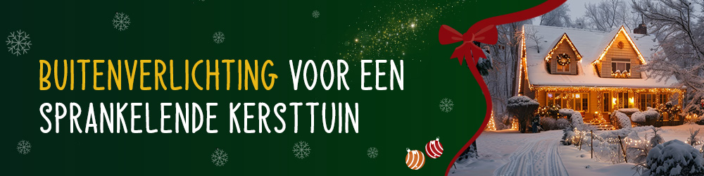 Kerstverlichting buiten