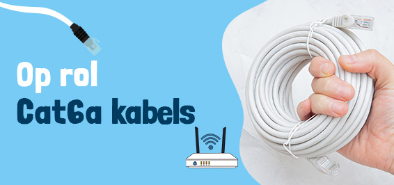 Cat6a kabels op rol