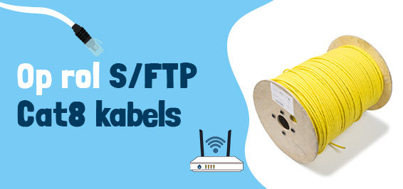 S/FTP Cat8 kabels op rol