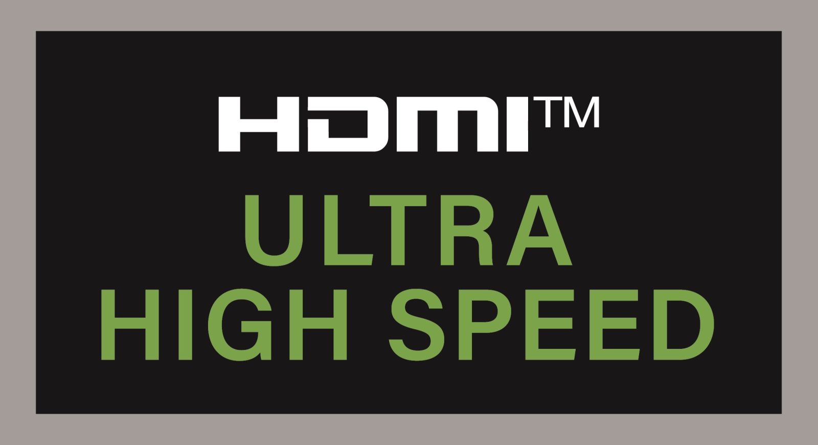 High speed HDMI met ethernet.